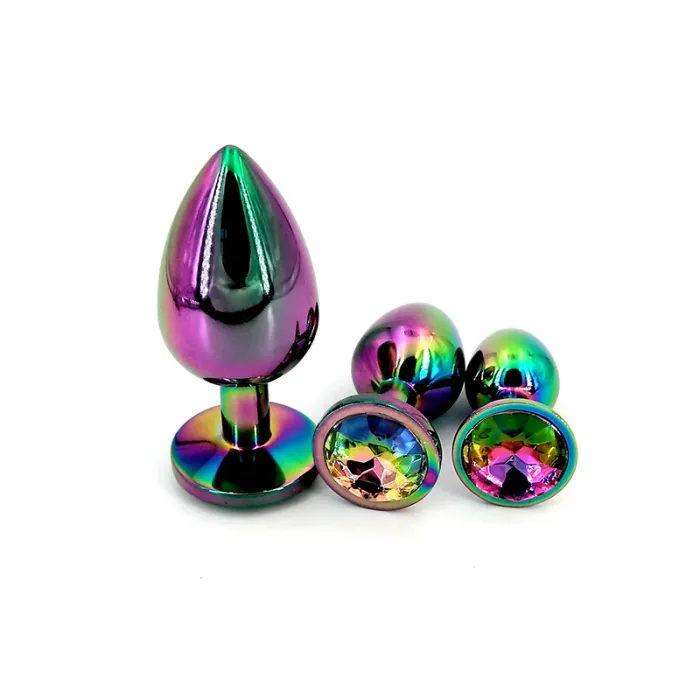 3pcs Colorful  Anal Plug Set