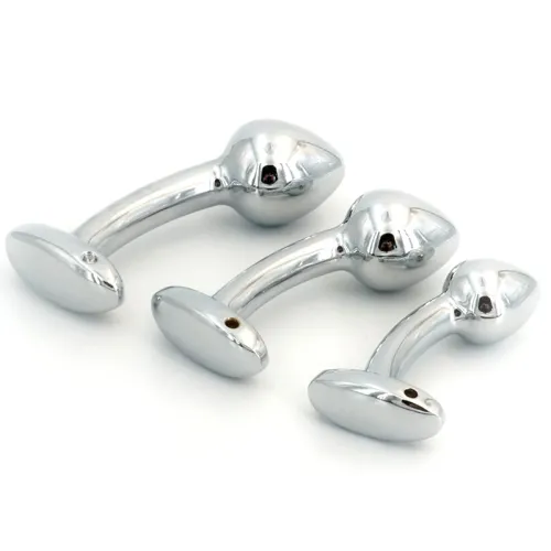 3pcs Mushroom Metal Anal Plug Set