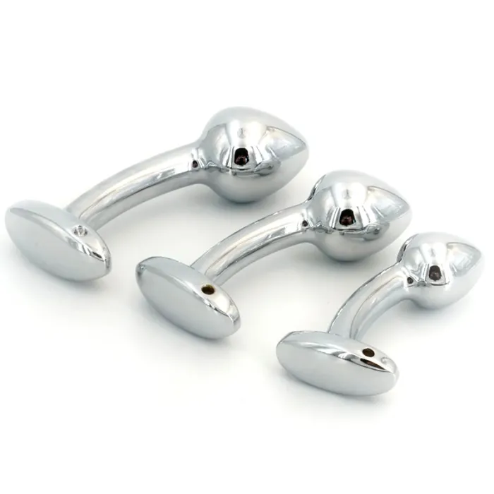 3pcs Mushroom Metal Anal Plug Set