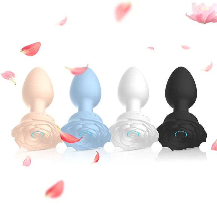 Wireless Remote Control Rose Anal Plug