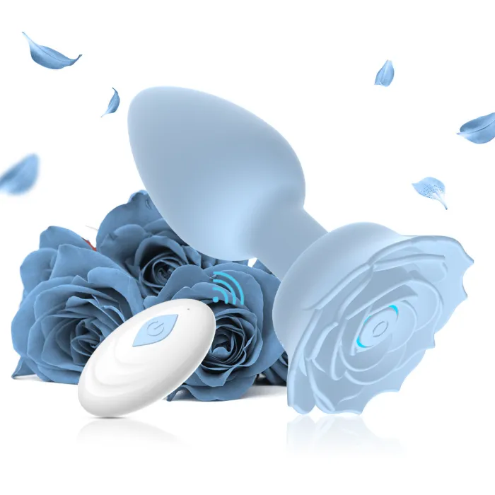 Wireless Remote Control Rose Anal Plug