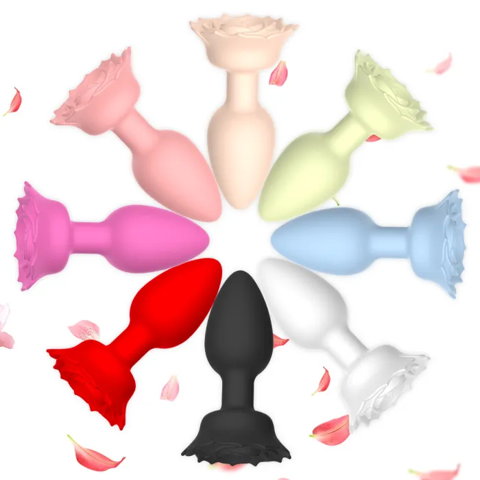 Wireless Remote Control Rose Anal Plug