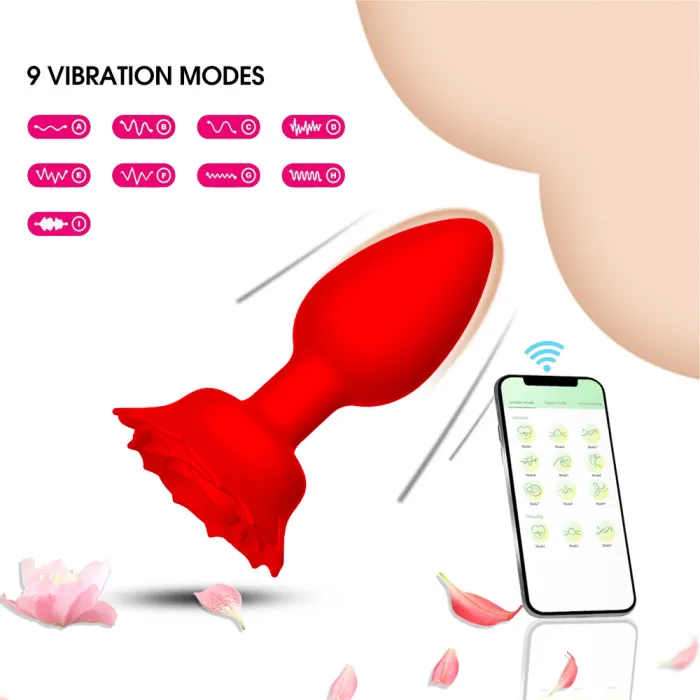 APP Control Rose Anal Plug