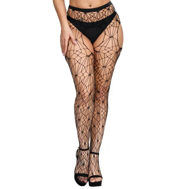 Lace Open-Clotch Stockings (Multi-Styles)