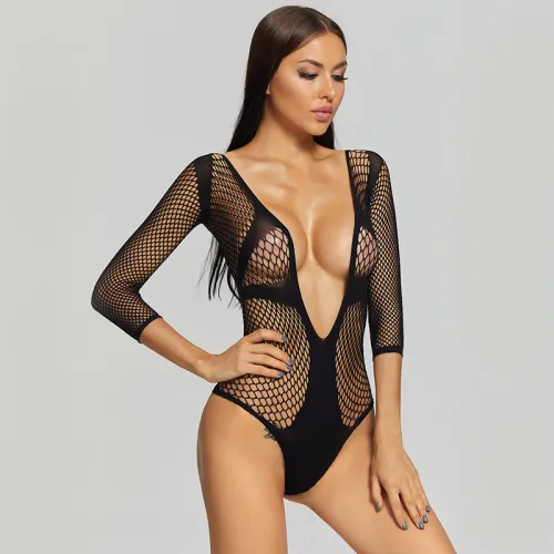 V Cleavage Cutout Underwear