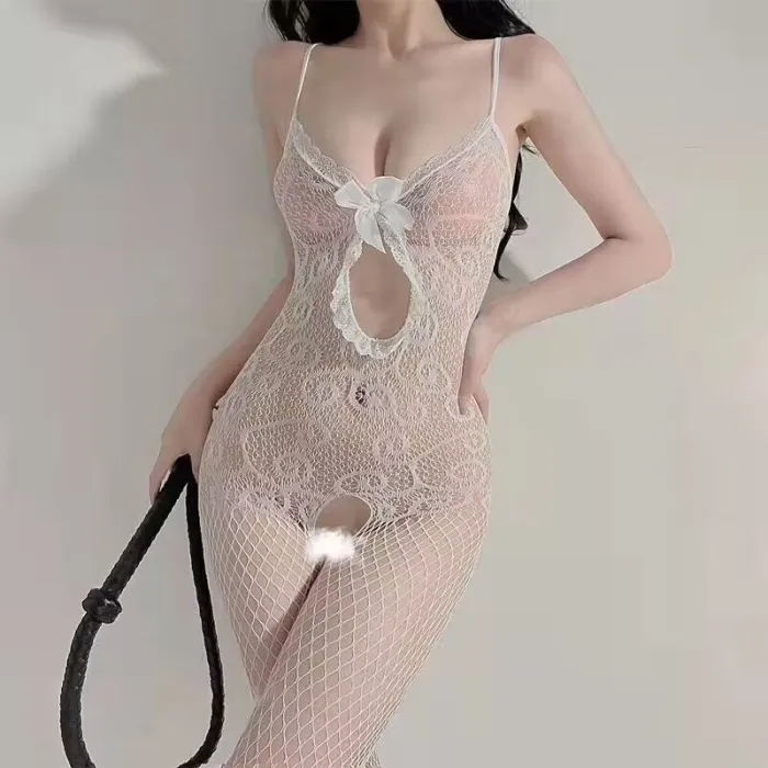 Cut-out Open Stockings