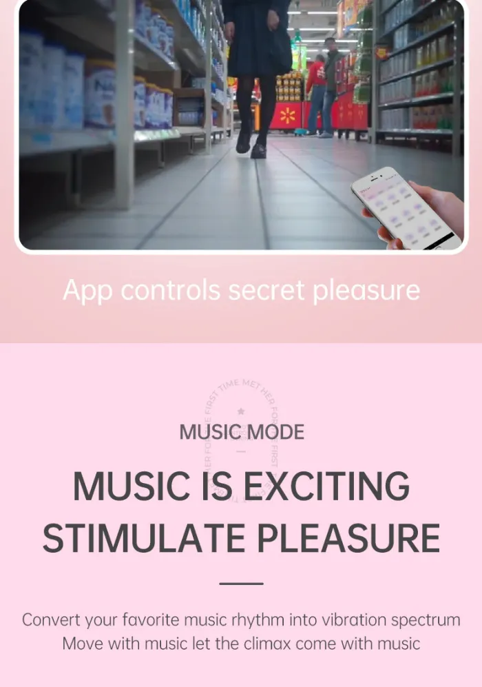 App Controlled Rechargeable Stimulation Massagers