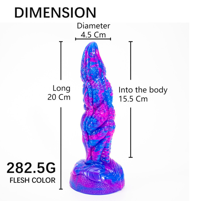 8.26'' Alien Dildo with Suction Cup A
