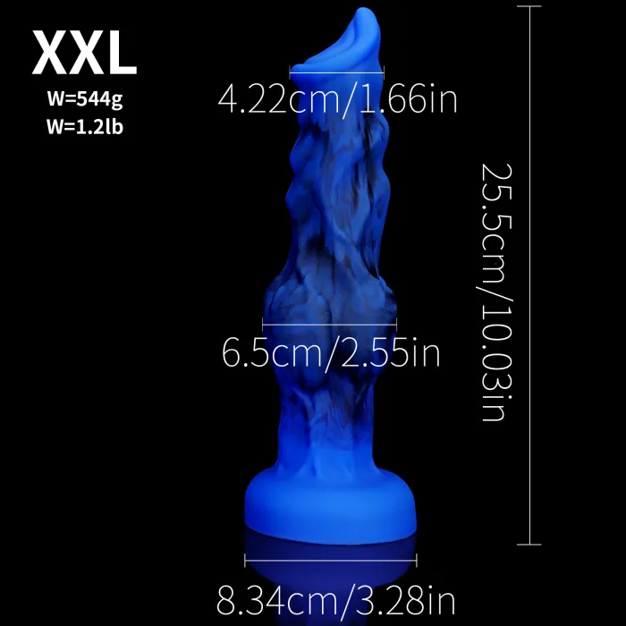 Alien Dildo with Suction Cup - Mult Sizes