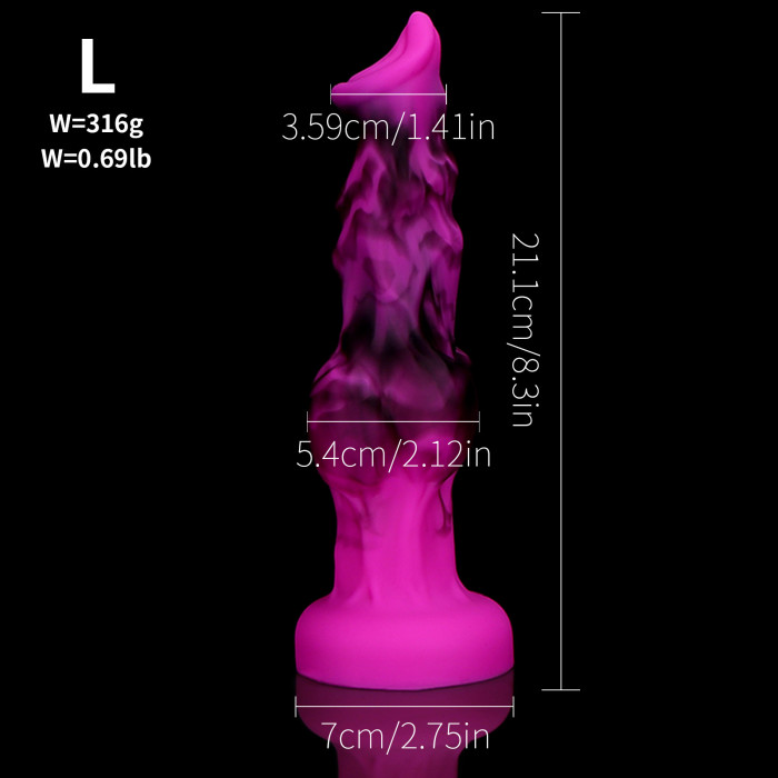 Alien Dildo with Suction Cup - Mult Sizes