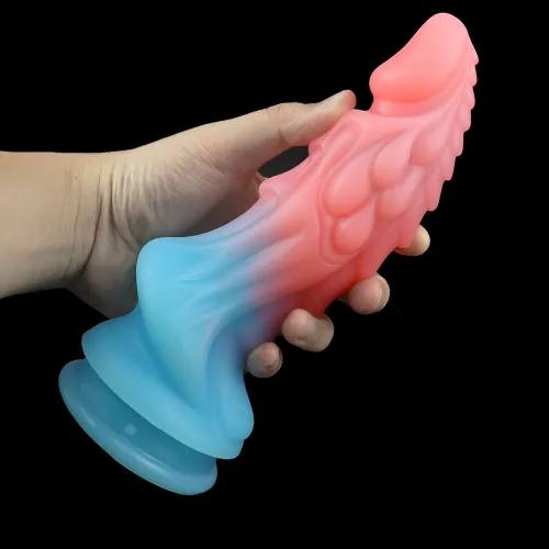 7.87''  Alien Mixed Color Dildo with Suction Cup
