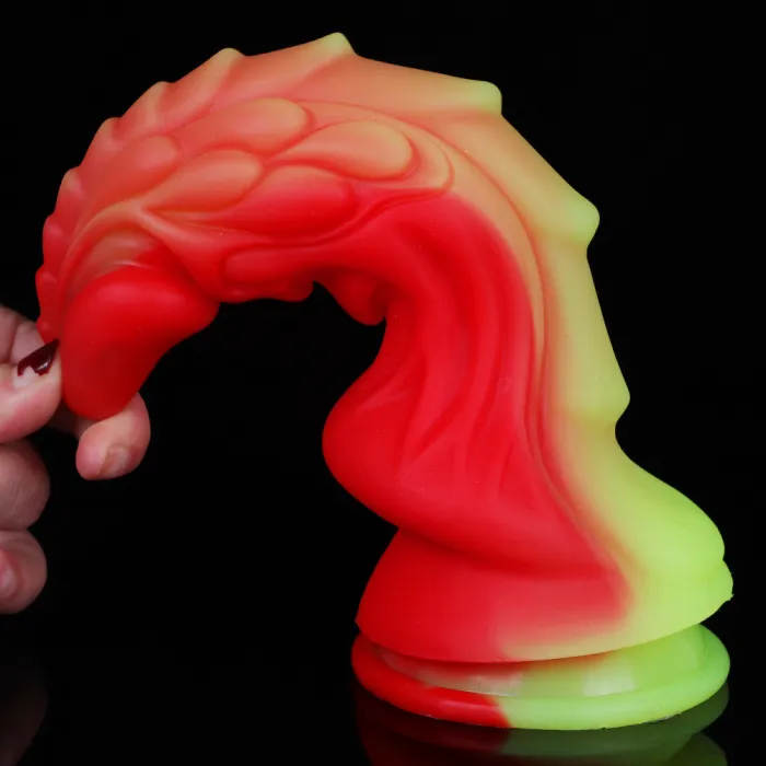 7.87''  Alien Mixed Color Dildo with Suction Cup