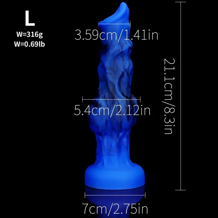 Alien Dildo with Suction Cup - Mult Sizes
