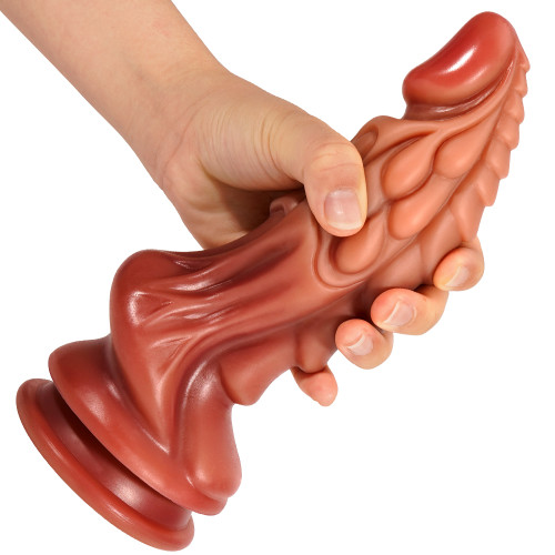 7.87''  Alien Mixed Color Dildo with Suction Cup