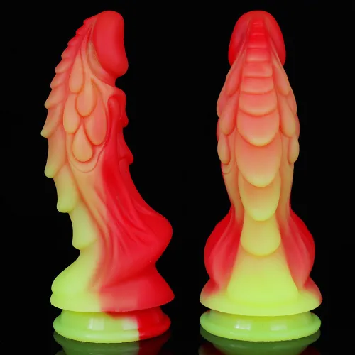 7.87''  Alien Mixed Color Dildo with Suction Cup