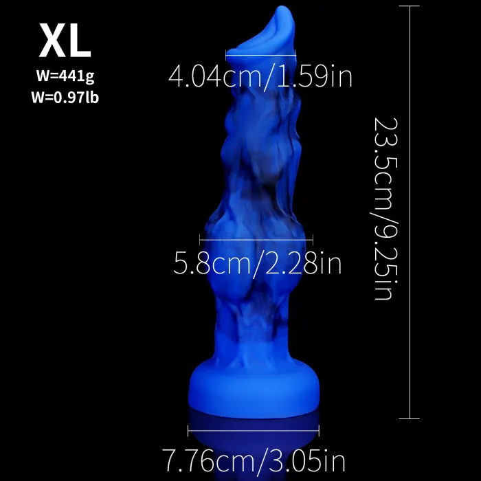 Alien Dildo with Suction Cup - Mult Sizes
