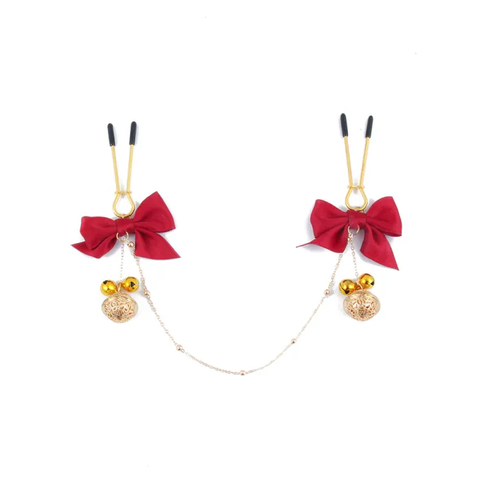 Adjustable Bow Bell Nipple Clip