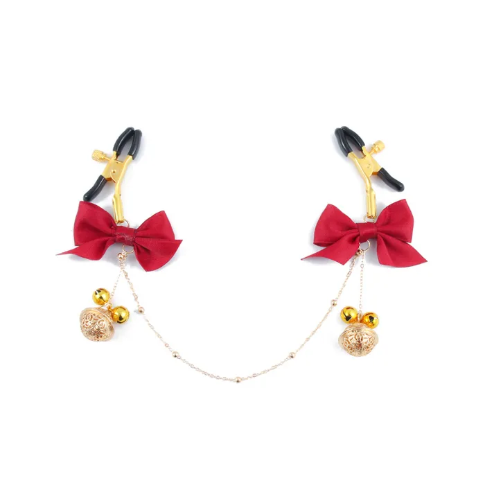 Adjustable Bow Bell Nipple Clip