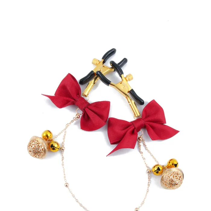 Adjustable Bow Bell Nipple Clip