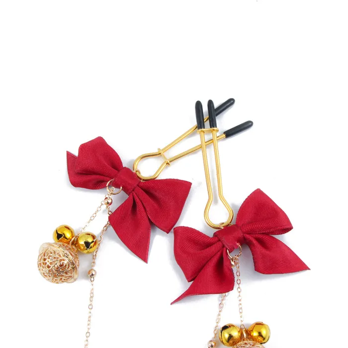 Adjustable Bow Bell Nipple Clip
