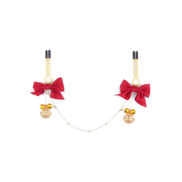 Adjustable Bow Bell Nipple Clip