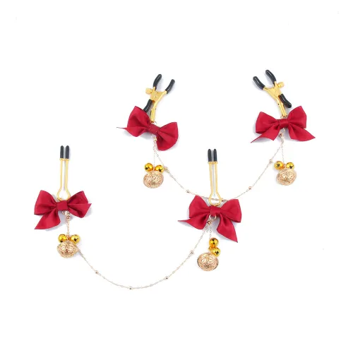 Adjustable Bow Bell Nipple Clip