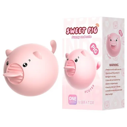 Tongue Licking Pig Love Egg