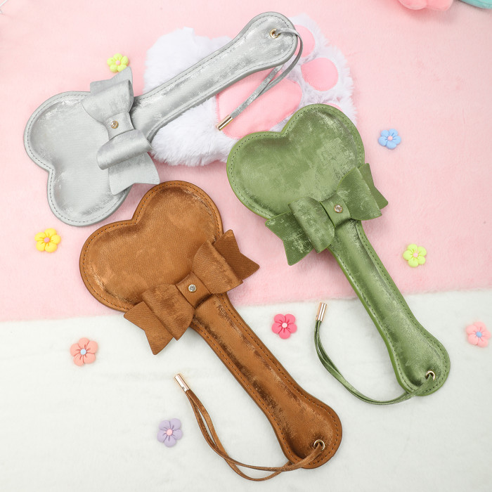 Bow Leather Pats
