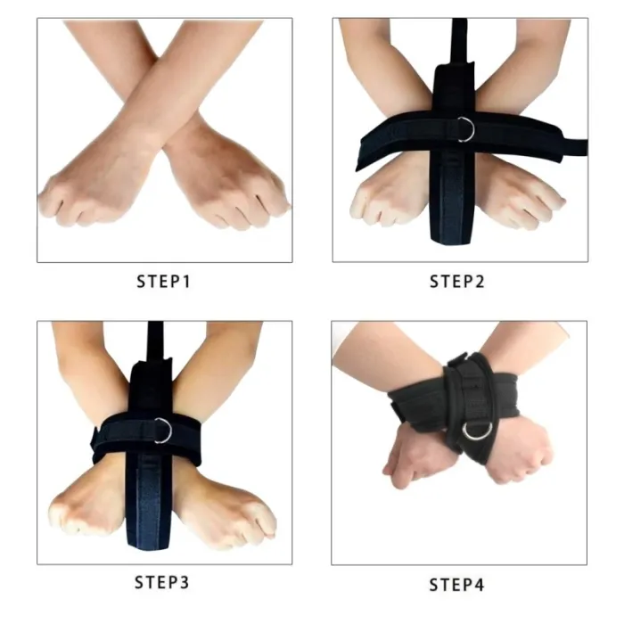 Adjustable Cross Handcuffs