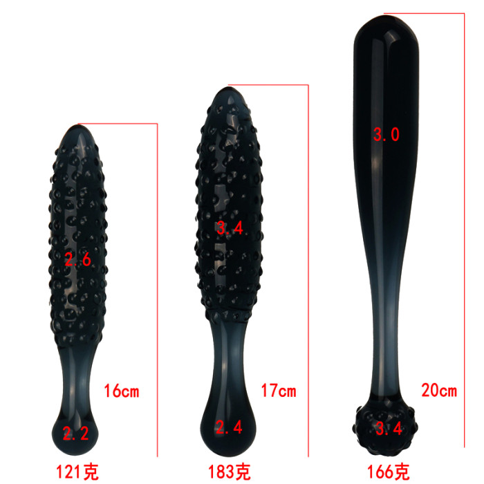 Corn Glass Anal Plug