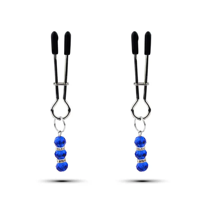 Crystal Charm Nipple Clamps