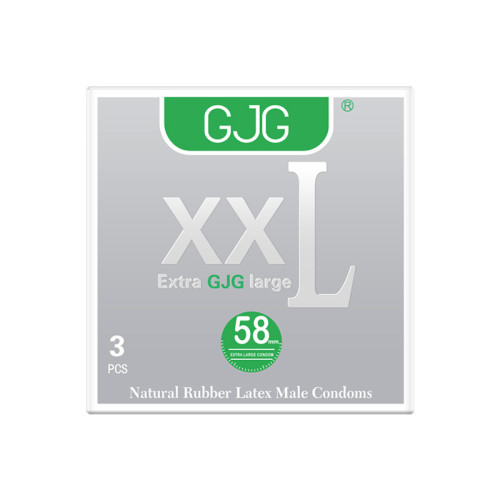 GJG Ultra-Thin XXL Condoms (58mm) - 3 PCS