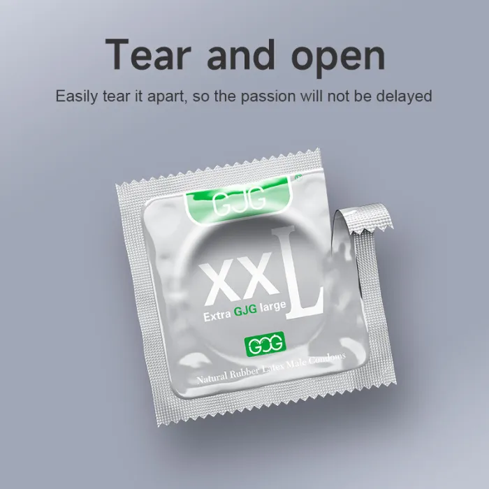 GJG Ultra-Thin XXL Condoms (58mm) - 3 PCS