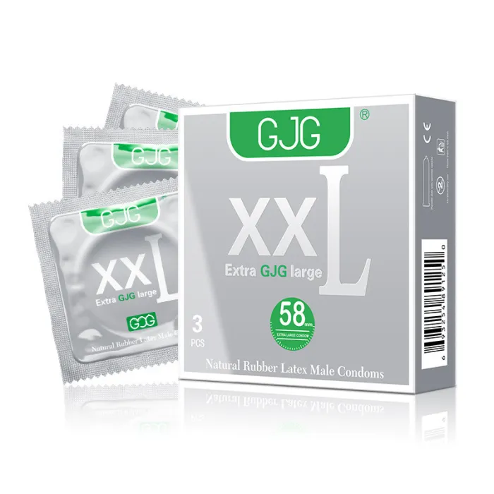 GJG Ultra-Thin XXL Condoms (58mm) - 3 PCS