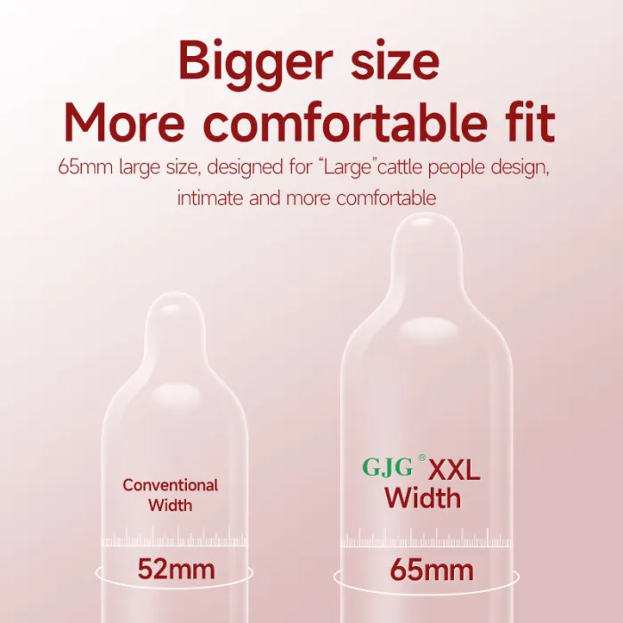 GJG Ultra-Thin XXL Condoms (65mm) - 3 PCS