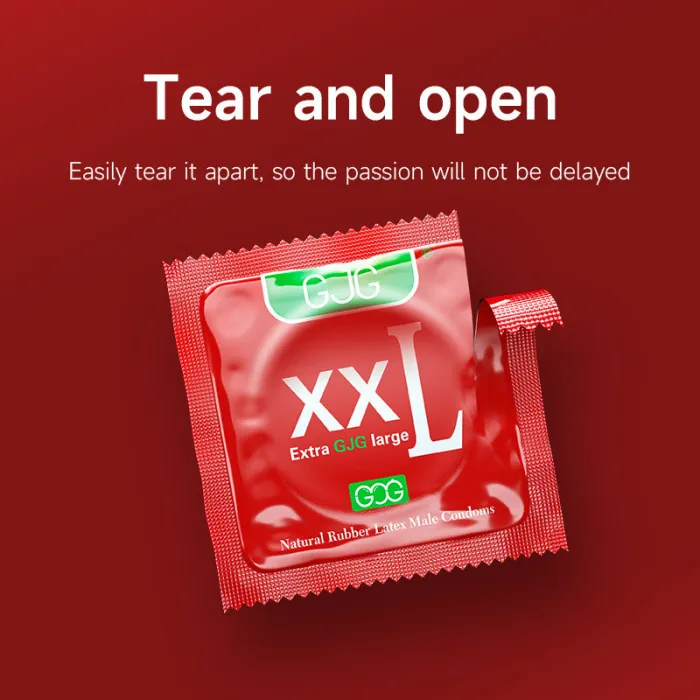 GJG Ultra-Thin XXL Condoms (65mm) - 3 PCS