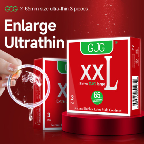 GJG Ultra-Thin XXL Condoms (65mm) - 3 PCS