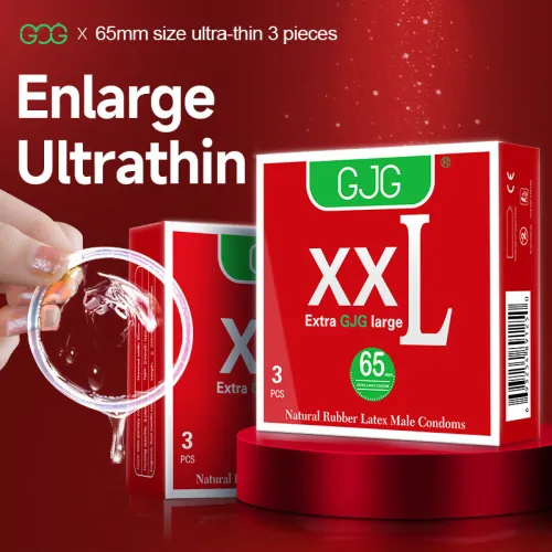 GJG Ultra-Thin XXL Condoms (65mm) - 3 PCS