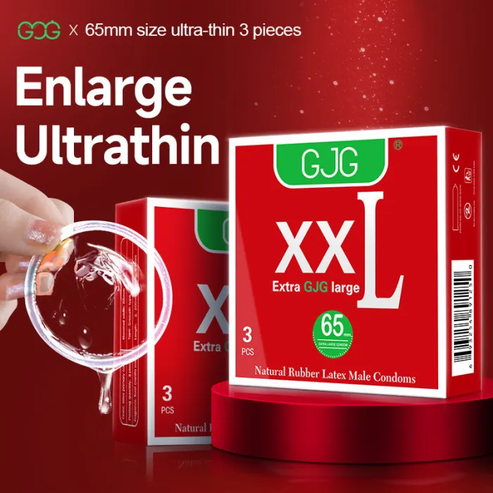 GJG Ultra-Thin XXL Condoms (65mm) - 3 PCS