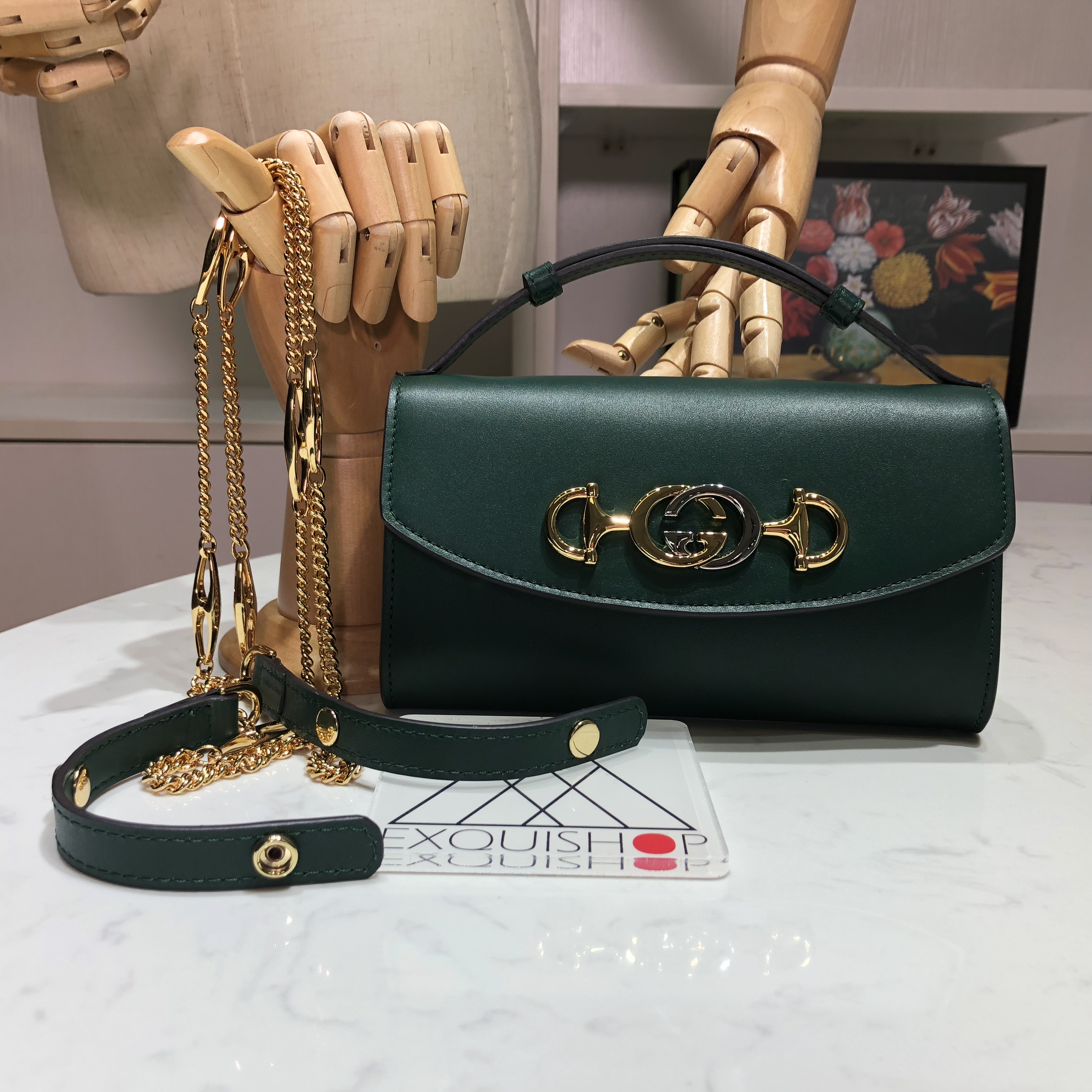 gucci zumi smooth leather mini bag