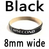 black 8mm wide