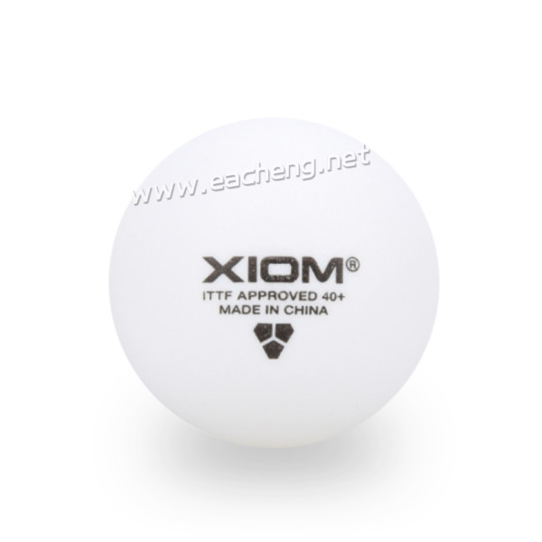 XIOM 3-Star 40+Seamless Plastic Poly Team Table Tennis Balls