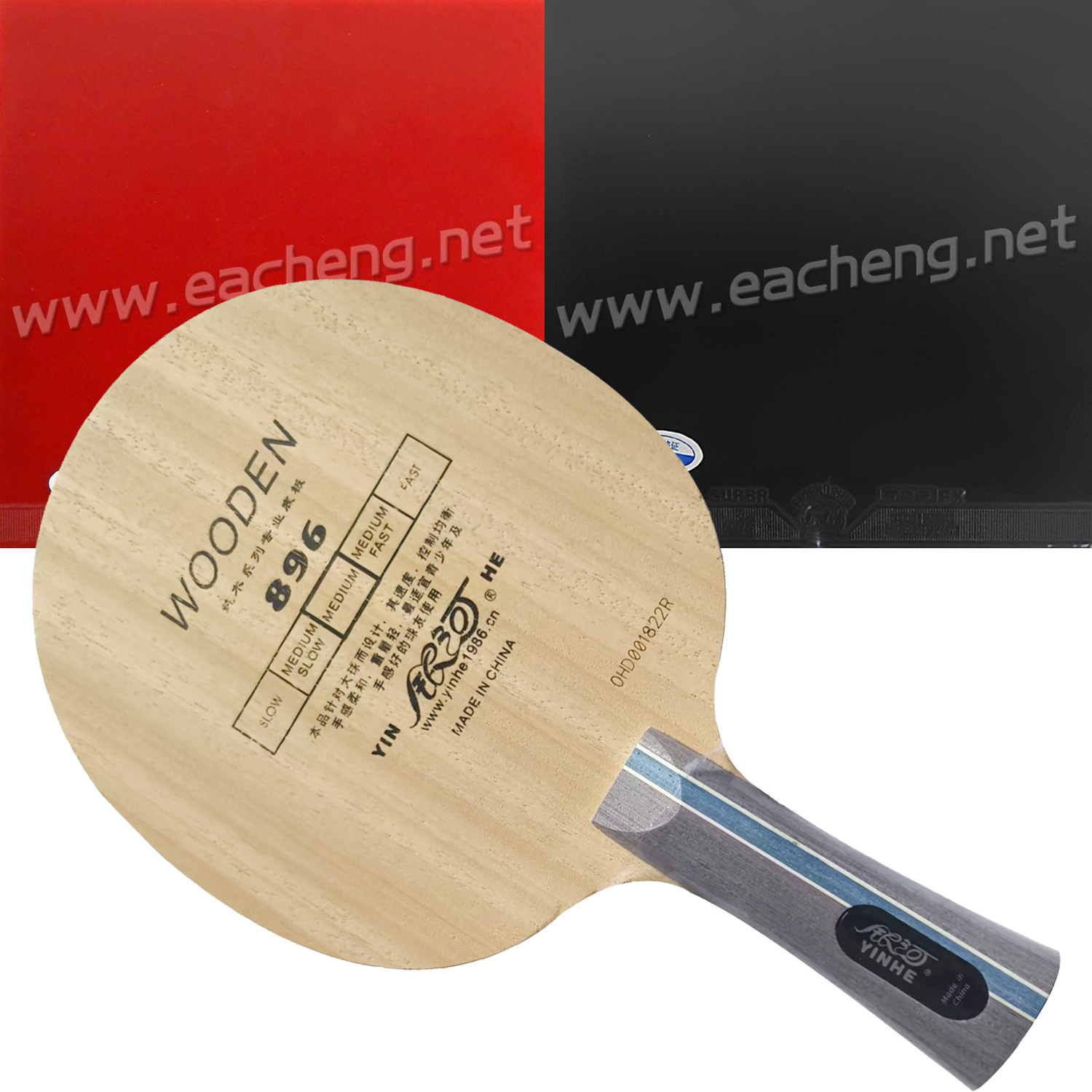 Yinhe 896 blade with 2x 729 Super FX rubber