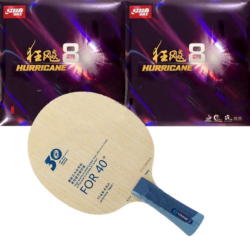 YINHE V-14 V14 pro Blade With 2x DHS Hurricane 8 
