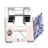 Kalevel Braiding Sewing Machine Presser Foot Fits for All Low Shank Snap-On Singer, Brother, Babylock, Janome, Elna, Euro-Pro, Simplicity, White, Kenmore, Juki, New Home and More
