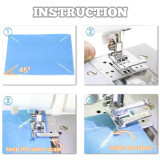 Kalevel Stitch Guide Presser Foot Sewing Machine Feet Compatible with Most Low Shank Snap on Singer Brother Janome Babylock Kenmore Juki