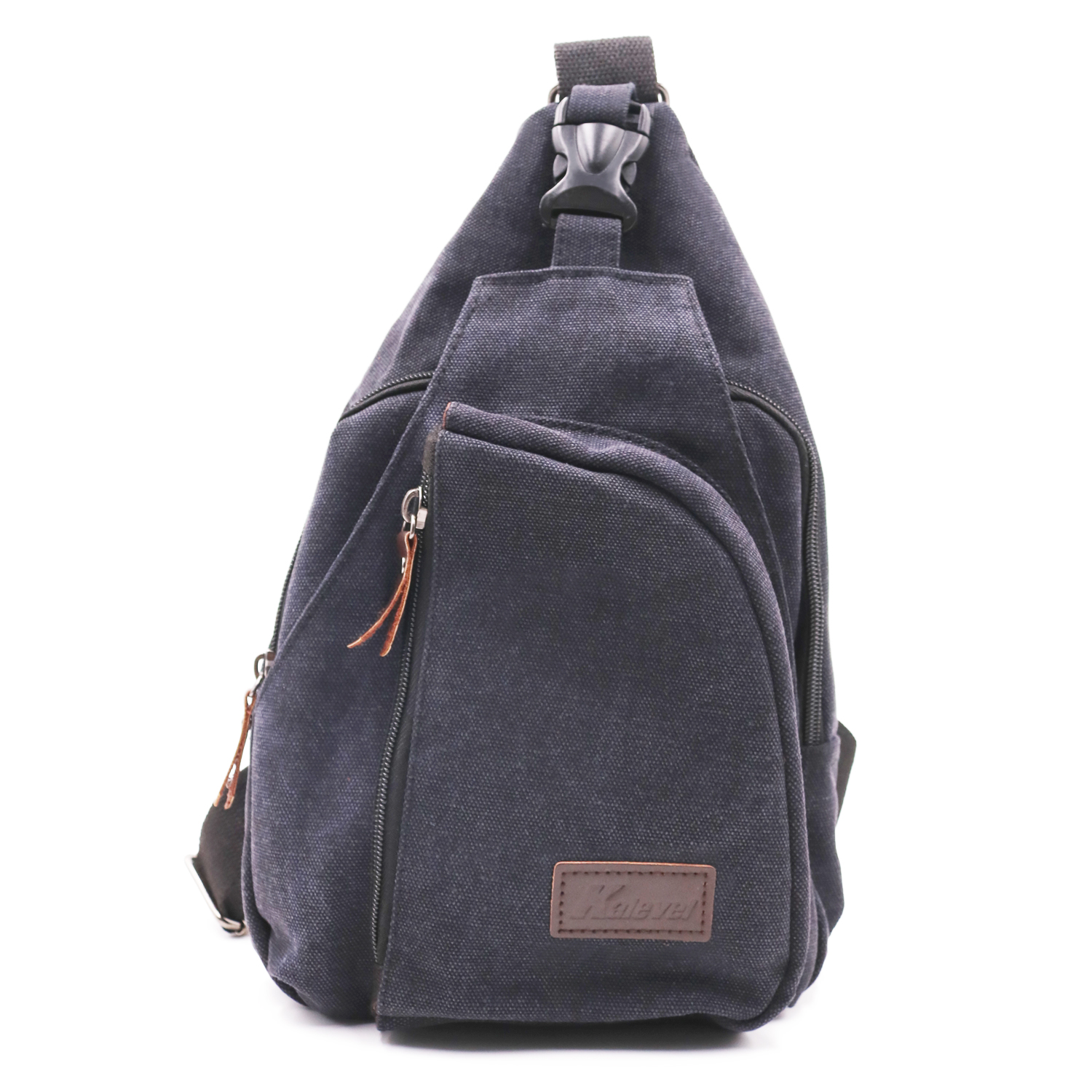 US$ 12.99 - Kalevel Sling Bag Chest Shoulder Backpack Canvas Crossbody Bags Outdoor Casual Sling ...