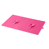 Kalevel Pet Mats for Food and Water Small Dog Food Mat Waterproof Silicone Pet Feeding Bowl Mat Cat Placemat with Nonslip Suckers for Messy Drinkers and Eaters