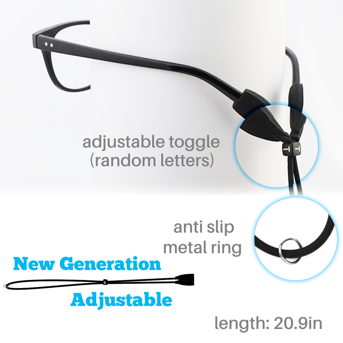 Kalevel Set Of 11 Silicone Eyeglass Ear Grips Hooks Temple Tips Sleeve