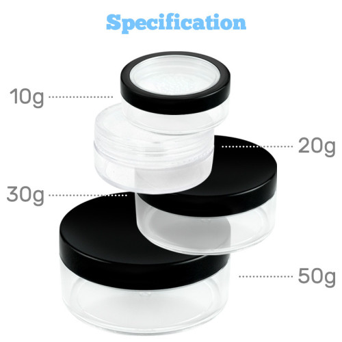  Kalevel Empty Makeup Powder Container 50ml with Puff